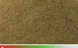 Red Maeng Da ground kratom leaf product.